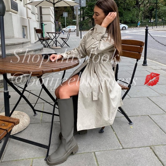 ZARA Rubberized Boots - Picture 3 of 13